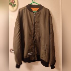 Ecko Unlimited Green Bomber Jacket